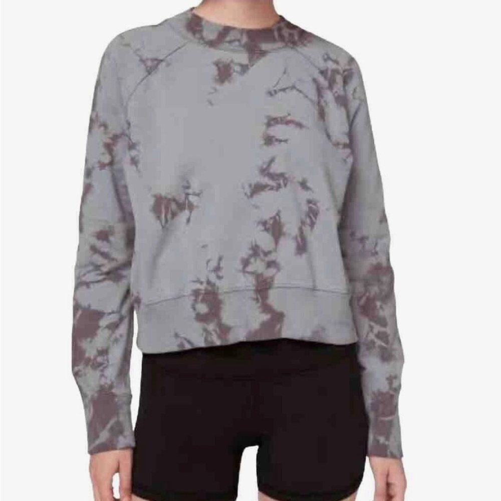 lululemon Gray Tie-Dye Women's Top